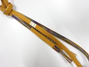 未使用品　正絹　手組帯締め